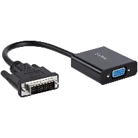 StarTech.com DVI-D to VGA Active Adapter Converter Cable - 1080p, 0.19 m, 1920 x 1080 pixels, 720p, 1080p, Black, Active video converter, CE, FCC, RoHS
