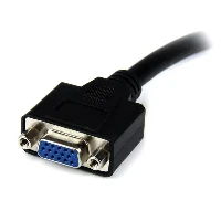 StarTech.com 8in DVI to VGA Cable Adapter - DVI-I Male to VGA Female, 0.203 m, DVI-I, VGA, Male, Female, Nickel