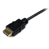 StarTech.com 1m Micro HDMI to HDMI Cable with Ethernet - 4K 30Hz Video - Durable High Speed Micro HDMI Type-D to HDMI 1.4 Adapter Cable/Converter Cord - UHD HDMI Monitors/TVs/Displays - M/M, 1 m, HDMI Type A (Standard), HDMI Type D (Micro), 3D, Audio Return Channel (ARC), Black