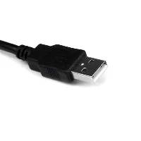 StarTech.com 1 Port Professional USB to Serial Adapter Cable with COM Retention, DB-9, USB 2.0 A, 0.42 m, Black