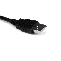 StarTech.com 1 ft USB to RS232 Serial DB9 Adapter Cable with COM Retention, Black, CE, FCC, Mac OS X 13.0 Ventura, 70 g, 1 pc(s), 145 mm