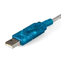 StarTech.com 3ft USB to RS232 DB9 Serial Adapter Cable - M/M, DB-9, USB 2.0 A, 0.9 m, Blue, Transparent