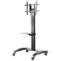 Peerless SR560M, Multimedia cart, Black, 68.2 kg, 4.55 kg, 81.3 cm (32
