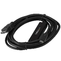 StarTech.com USB-C to HDMI Adapter Cable - 2m (6 ft.) - 4K at 30 Hz, 2 m, USB Type-C, HDMI, Male, Male, Straight