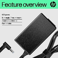 HP65WSmartACAdapter,Notebook,Indoor,65W,Business,Black,47mm