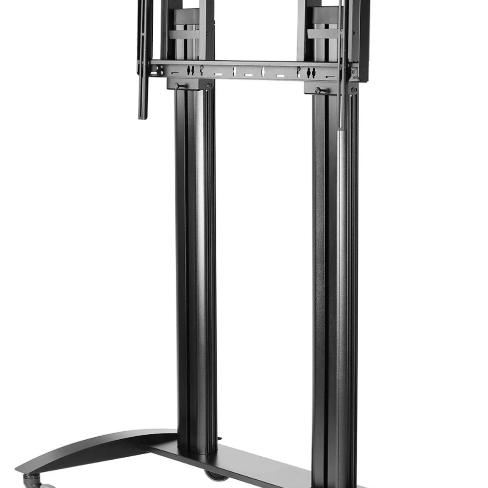 Peerless SR598, Multimedia cart, Black, Flat panel, 136.1 kg, 139.7 cm (55