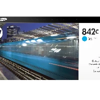 HP 842C 775-ml Cyan PageWide XL Ink Cartridge, Pigment-based ink, 775 ml, 1 pc(s)