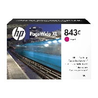 HP 843C 400-ml Magenta PageWide XL Ink Cartridge, Pigment-based ink, 400 ml, 1 pc(s)