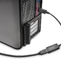 Kensington VP4000 Display Port to HDMI 4K Video Adapter, DisplayPort 1.2, HDMI, Male, Female, 3840 x 2160 pixels, 2160p