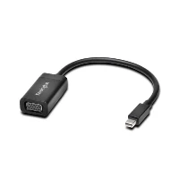 Kensington VM1000 Mini Display Port to VGA Adapter, 0.14 m, Mini DisplayPort 1.2, VGA, Male, Female, 1920 x 1080 pixels
