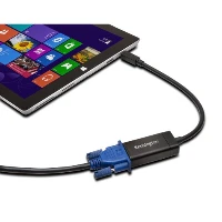 Kensington VM1000 Mini Display Port to VGA Adapter, 0.14 m, Mini DisplayPort 1.2, VGA, Male, Female, 1920 x 1080 pixels