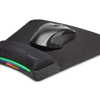 Kensington SmartFit Mouse Pad, Black, Monochromatic, Wrist rest, Gaming mouse pad