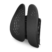 Kensington SmartFit Conform Back Rest, Black, Mesh back support, TAA, 438 mm, 408 mm, 140 mm