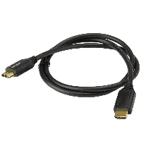StarTech.com 3ft (1m) Premium Certified HDMI 2.0 Cable with Ethernet - High Speed Ultra HD 4K 60Hz HDMI Cable HDR10 - HDMI Cord (Male/Male Connectors) - For UHD Monitors, TVs, Displays, 1 m, HDMI Type A (Standard), HDMI Type A (Standard), Audio Return Channel (ARC), Black