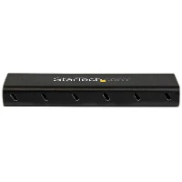 StarTech.com USB 3.1 (10Gbps) mSATA Drive Enclosure - Aluminum, SSD enclosure, mSATA, 10 Gbit/s, USB connectivity, Black, Silver