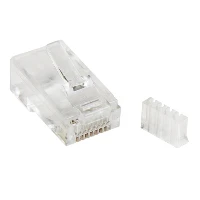 StarTech.com Cat 6 RJ45 Modular Plug for Solid Wire - 50 Pack, Transparent, RoHS, 50.5 g, 50 pc(s), 125 mm, 225 mm