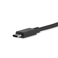 StarTech.com 3ft/1m USB C to DisplayPort 1.2 Cable 4K 60Hz - USB-C to DisplayPort Adapter Cable - HBR2 - USB Type-C DP Alt Mode to DP Monitor Video Cable - Works w/ Thunderbolt 3 - Black, 1 m, DisplayPort, USB Type-C, Male, Male, Straight