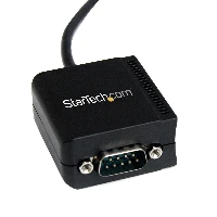 StarTech.com 1 Port FTDI USB to Serial RS232 Adapter Cable with Optical Isolation, DB-9, USB A, 2.5 m, Black