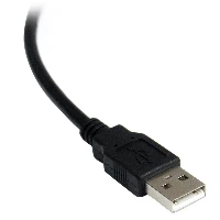 StarTech.com 1 Port FTDI USB to Serial RS232 Adapter Cable with Optical Isolation, DB-9, USB A, 2.5 m, Black