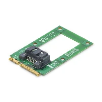 StarTech.com SATA Drive to mSATA Host Adapter for 2.5in / 3.5in SATA Drives, mSATA, SATA, Green, 6 Gbit/s, 5 - 50 C, -25 - 70 C