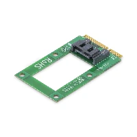 StarTech.com SATA Drive to mSATA Host Adapter for 2.5in / 3.5in SATA Drives, mSATA, SATA, Green, 6 Gbit/s, 5 - 50 C, -25 - 70 C