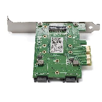 StarTech.com 3-Port M.2 SSD (NGFF) Adapter Card - 1 x PCIe (NVMe) M.2, 2 x SATA III M.2 - PCIe 3.0, PCIe, M.2, SATA, Full-height / Low-profile, PCIe 3.0, 50000 h, CE, FCC, TAA, REACH