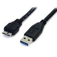 StarTech.com 0.5m (1.5ft) Black SuperSpeed USB 3.0 Cable A to Micro B - M/M, 0.5 m, USB A, Micro-USB B, USB 3.2 Gen 1 (3.1 Gen 1), 5000 Mbit/s, Black