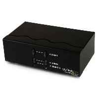 StarTech.com 2 Port VGA Auto Switch, VGA, VGA, HD15, Black, 250 MHz, 182 mm