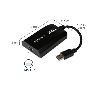 StarTech.com USB 3.0 to HDMI Adapter - DisplayLink Certified - 1080p (1920x1200) - USB Type-A to HDMI Display Adapter Converter for Monitor - External Video & Graphics Card - Windows/Mac, 3.2 Gen 1 (3.1 Gen 1), USB Type-A, HDMI output, 1920 x 1200 pixels