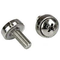 StarTech.com 100 Pkg M5 Mounting Screws and Cage Nuts for Server Rack Cabinet, Screw, Sheet metal, General utility, M5, Dome head, Silver