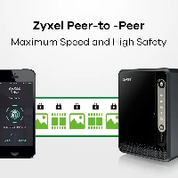 Zyxel NAS326, NAS, Mini Tower, Marvell Armada 380, Black