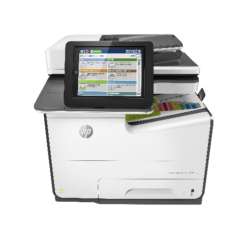 HP PageWide Enterprise Color MFP 586dn, Thermal inkjet, Colour printing, 2400 x 1200 DPI, A4, Direct printing, Black, White