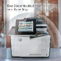 HP PageWide Enterprise Color MFP 586dn, Thermal inkjet, Colour printing, 2400 x 1200 DPI, A4, Direct printing, Black, White