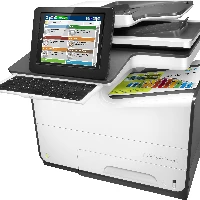 HP PageWide Enterprise Color Flow MFP 586z, Inkjet, Colour printing, 2400 x 1200 DPI, A4, Direct printing, Black, White