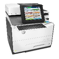 HP PageWide Enterprise Color Flow MFP 586z, Inkjet, Colour printing, 2400 x 1200 DPI, A4, Direct printing, Black, White