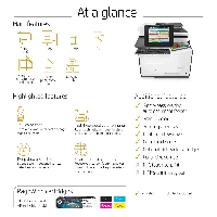 HP PageWide Enterprise Color Flow MFP 586z, Inkjet, Colour printing, 2400 x 1200 DPI, A4, Direct printing, Black, White