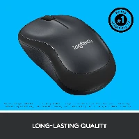 Logitech M220 Silent, Ambidextrous, Optical, RF Wireless, 1000 DPI, Charcoal