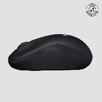 Logitech M220 Silent, Ambidextrous, Optical, RF Wireless, 1000 DPI, Charcoal