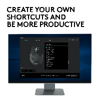 Logitech M720 Triathlon Mouse, Right-hand, Optical, RF Wireless + Bluetooth, 1000 DPI, Black, White