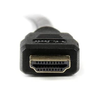 StarTech.com 0.5m HDMI to DVI-D Cable - M/M, 0.5 m, HDMI, DVI-D, Gold, Black, Polyvinyl chloride (PVC)