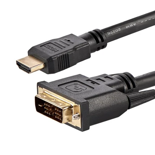 StarTech.com 6 ft HDMI to DVI-D Cable - M/M, 1.8 m, HDMI, DVI-D, Male, Male, Straight