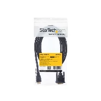 StarTech.com 6 ft HDMI to DVI-D Cable - M/M, 1.8 m, HDMI, DVI-D, Male, Male, Straight