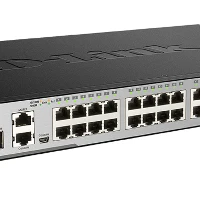D-Link DGS-3630-28TC, Managed, L3, Gigabit Ethernet (10/100/1000), Full duplex, Rack mounting, 1U