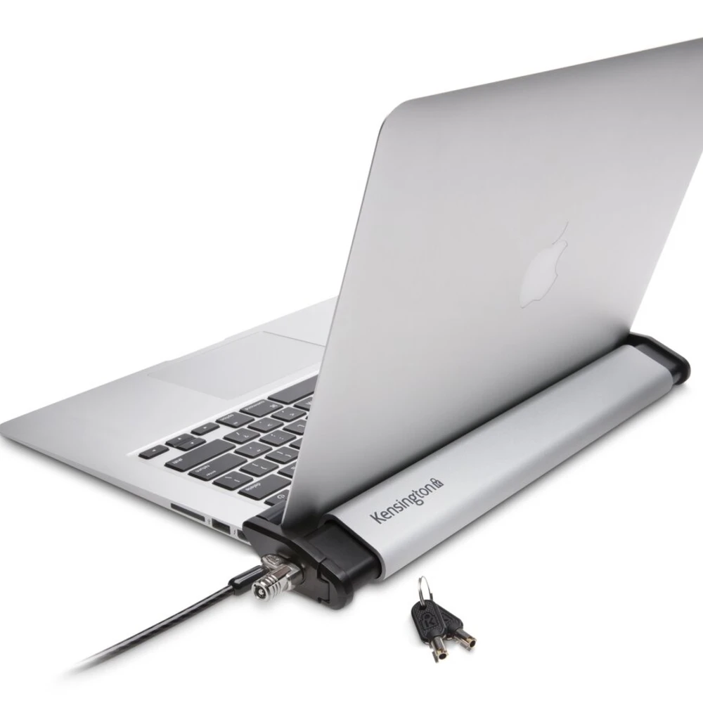 Kensington Laptop Locking Station 2.0 without lock for bundling with master-keyed locks, Aluminium, Silver