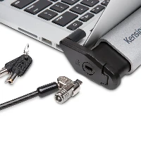 Kensington Laptop Locking Station 2.0 without lock for bundling with master-keyed locks, Aluminium, Silver