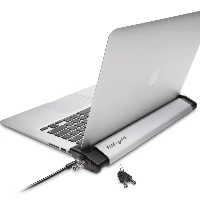 Kensington Laptop Locking Station 2.0 with MicroSaver 2.0 Lock, Kensington, Round key, Aluminium, Silver
