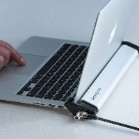 Kensington Laptop Locking Station 2.0 with MicroSaver 2.0 Lock, Kensington, Round key, Aluminium, Silver