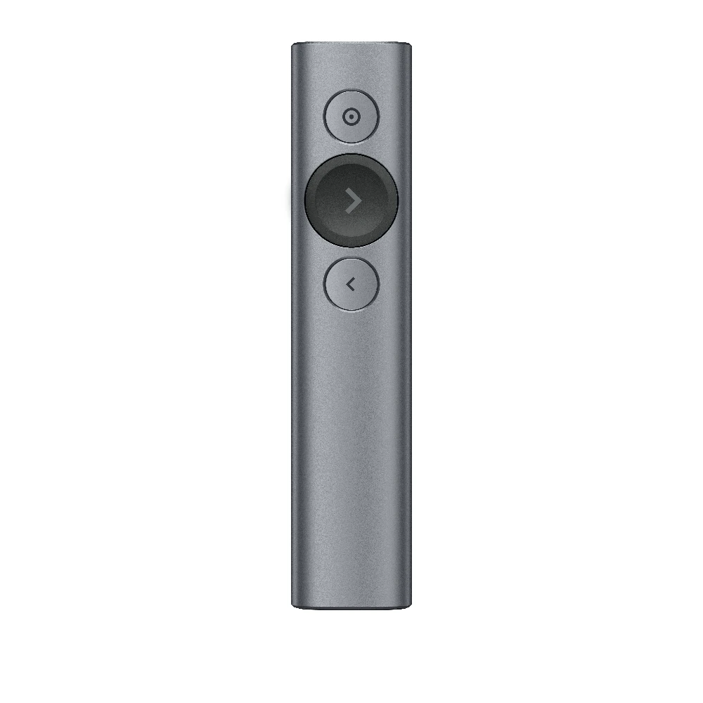 Logitech Spotlight, Bluetooth/RF, USB, 30 m, Grey