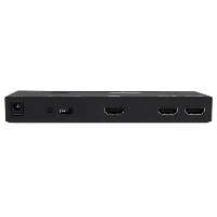 StarTech.com 2 Port HDMI Switch w/ Automatic and Priority Switching - 1080p, HDMI, Aluminium, Plastic, Black, 10 m, 1280 x 720 (HD 720), 1920 x 1080 (HD 1080), 1920 x 1200 (WUXGA), 1080p, 720p