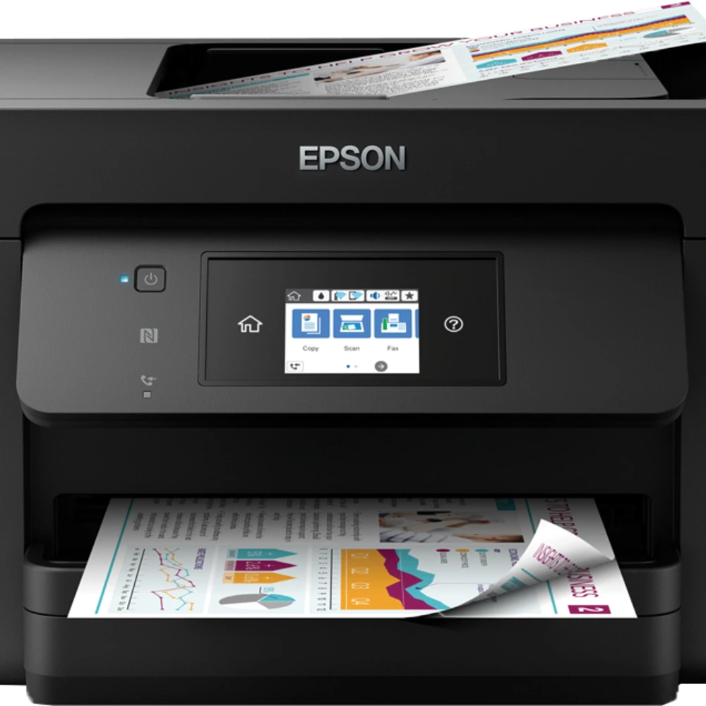Epson WorkForce Pro WF-4725DWF, Inkjet, Colour printing, 4800 x 1200 DPI, A4, Direct printing, Black